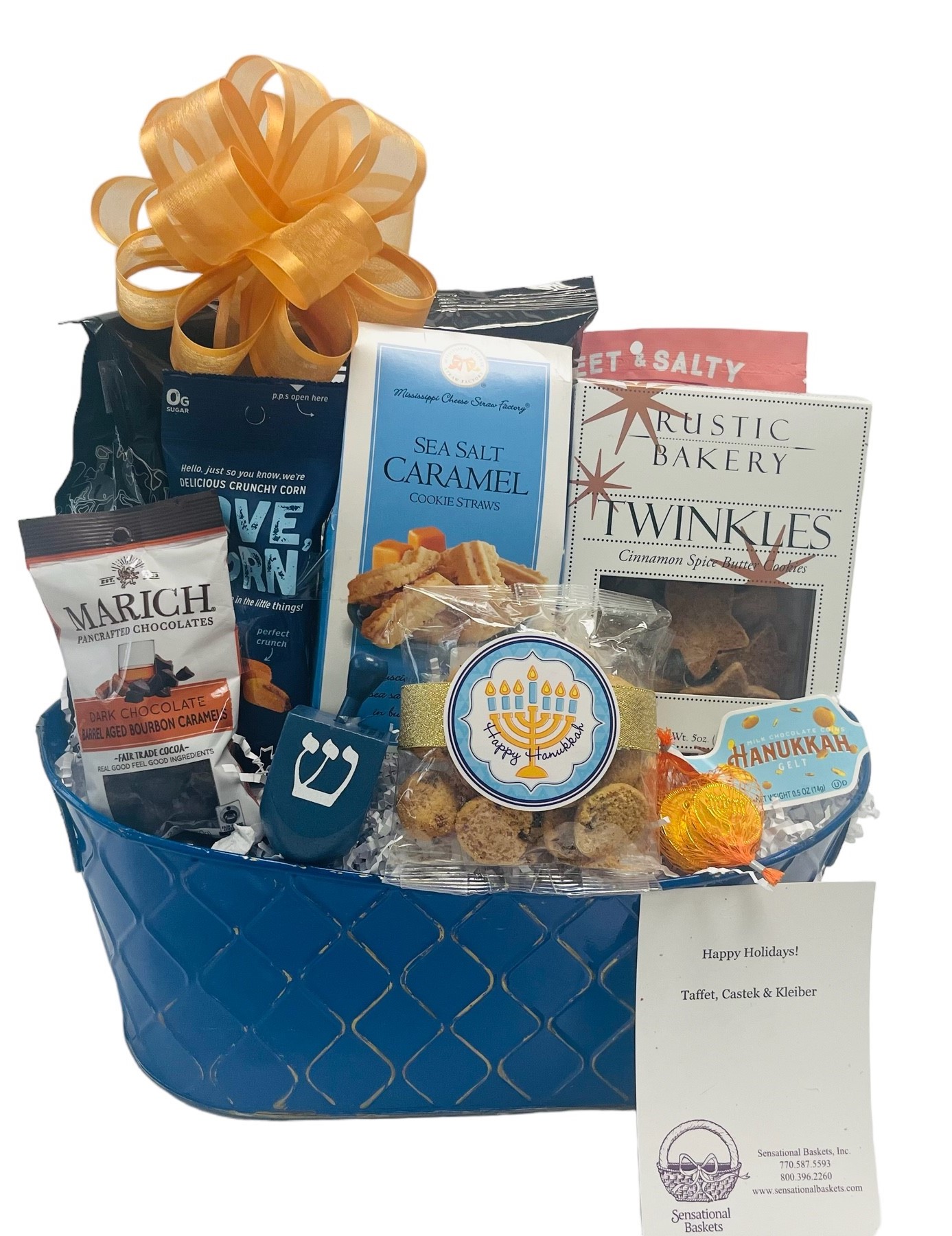 Sensational Hanukkah (Chanukah) Lights (50 & Up) Sensational Baskets